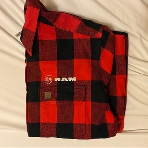 Red and black big big bill x ran flannel
